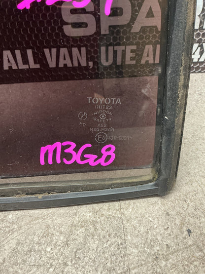 1996-2000 Toyota Land Cruiser J90- Left Rear Quarter Door Glass- (TAG14344)