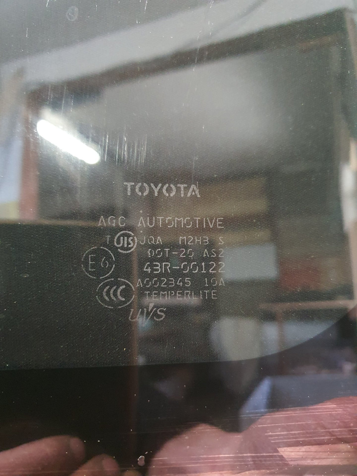 2011 Toyota Hiace TRH219- Left Rear Door Glass- (TAG9188) PN: M2H3
