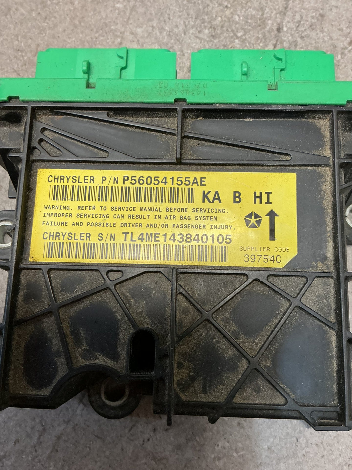2007-2010 Dodge Nitro KA- Airbag Module- (TAG12816)