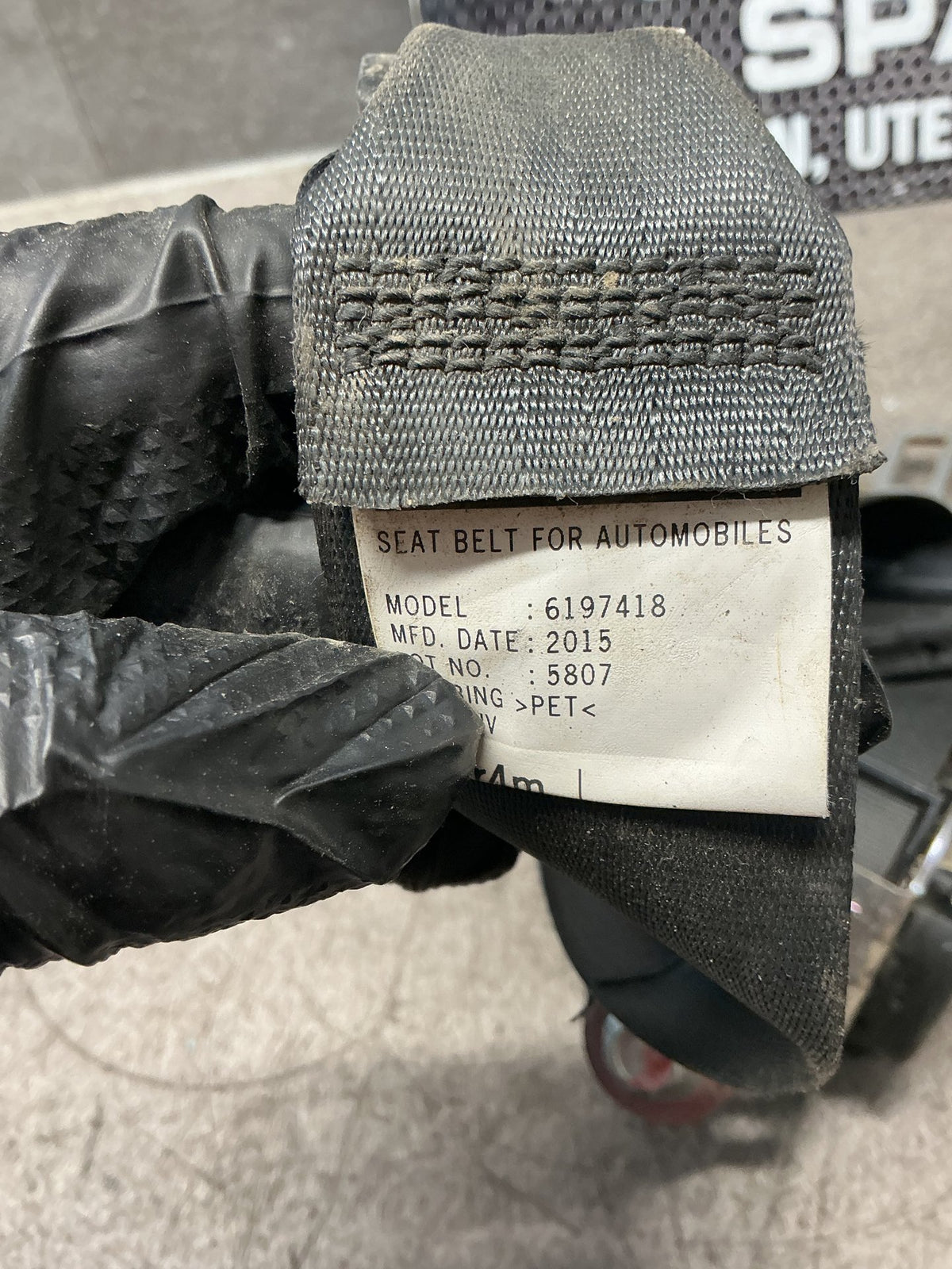 2012-2020 Isuzu D-Max TFS- Left Rear Seat Belt- (TAG16702)