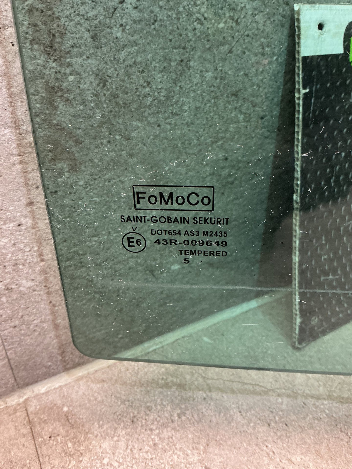 2016 Ford Ranger- Left Rear Door Glass- (TAG17239)