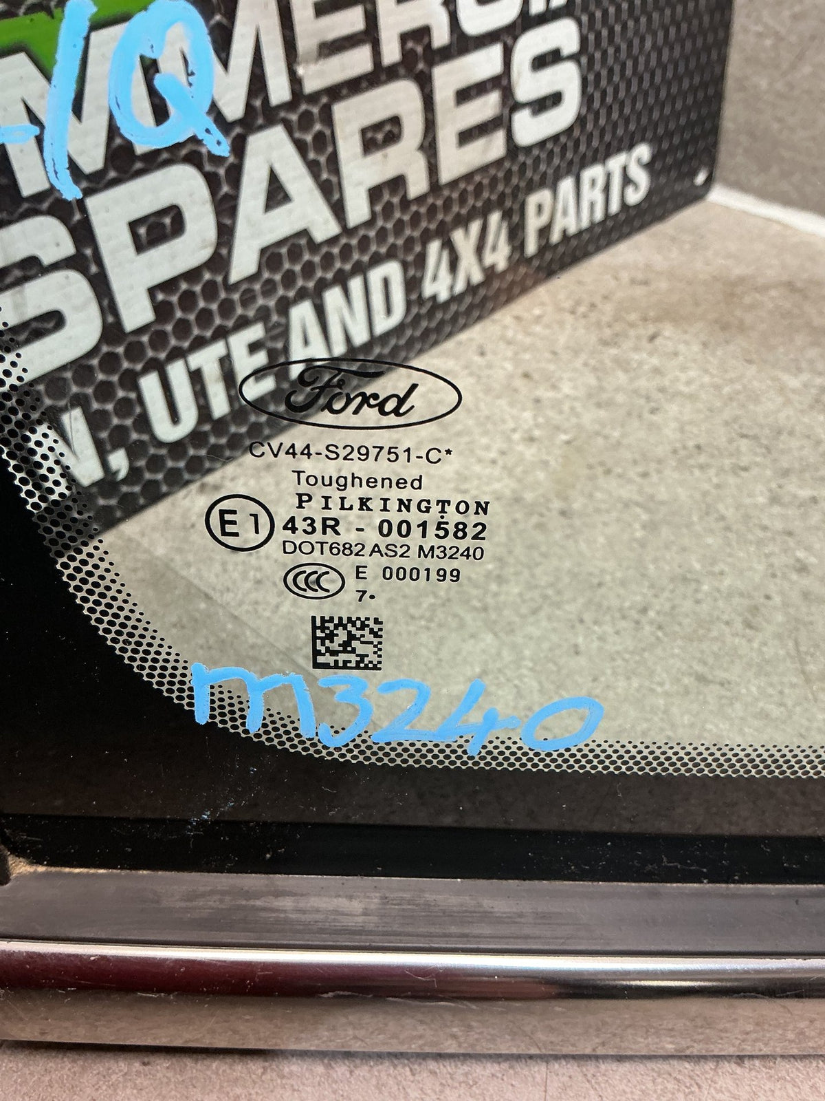 2018 Ford Escape ZG- Left Rear Cargo Glass- (TAG12349) PN: M3240