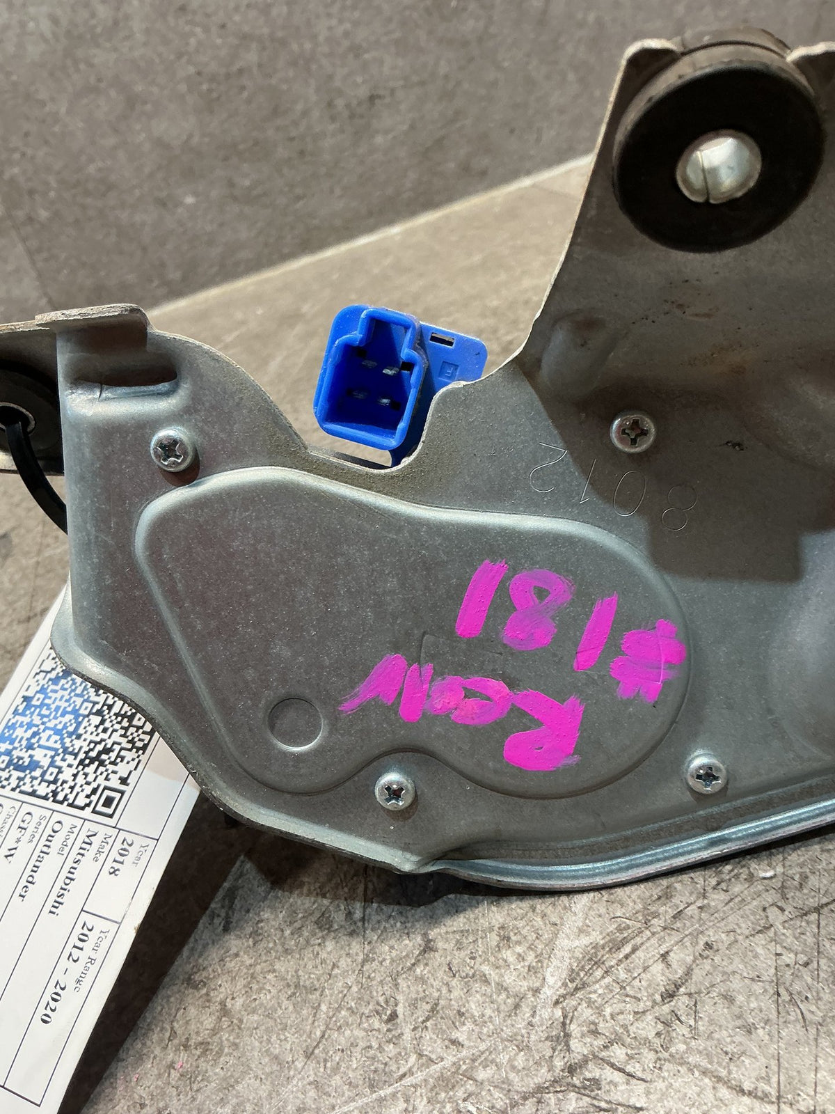 2012-2020 Mitsubishi Outlander GF*W GF GF8 - Rear Wiper Motor - (TAG18721)