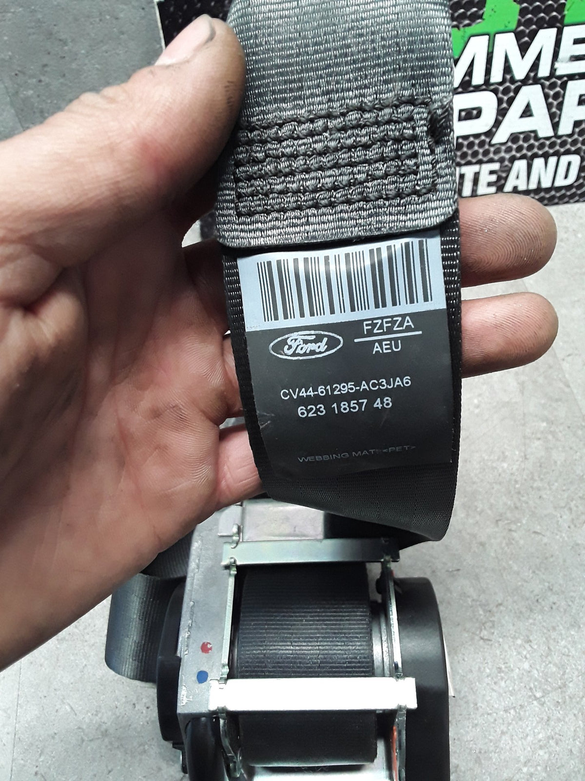2016-2018 Ford Escape ZG- Left Front Seat Belt- (TAG12384)