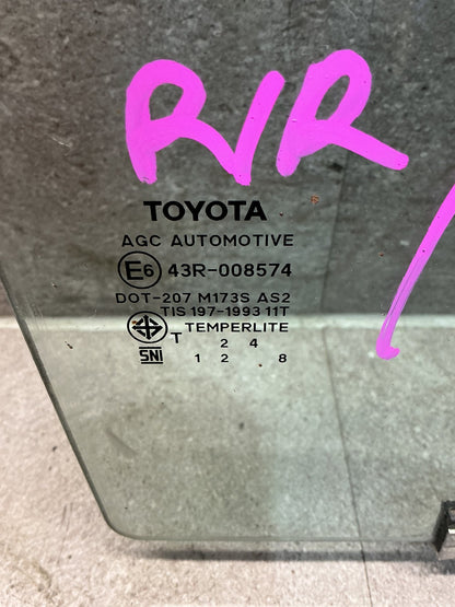 2017 Toyota Hilux- Right Rear Door Glass- (TAG16739)