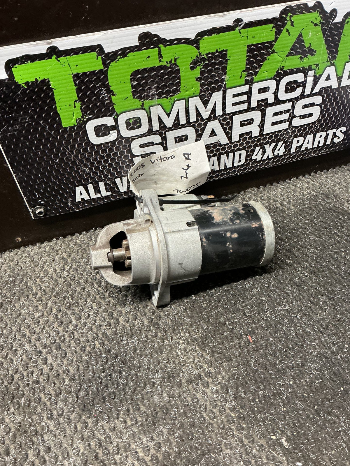 2008 Suzuki Vitara 7W075- Starter Motor- (TAG10752)
