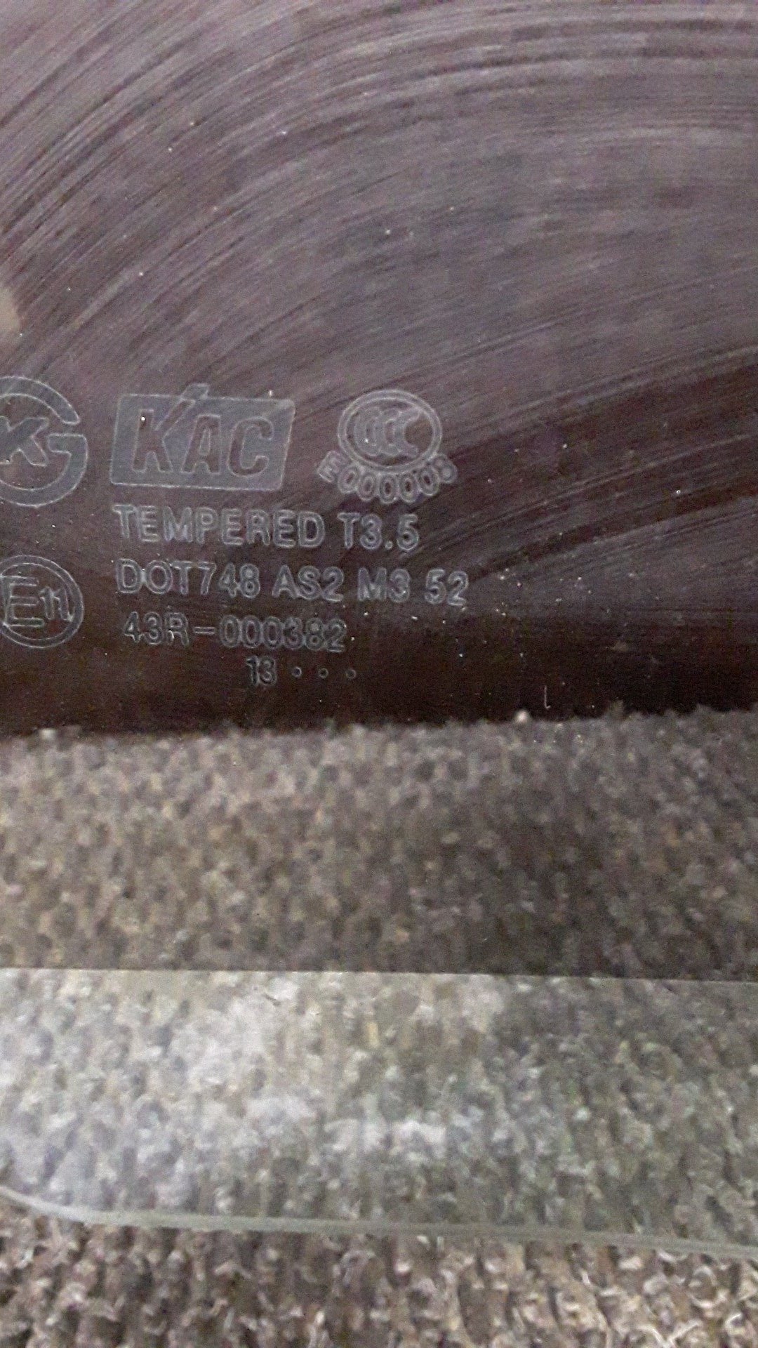 2013 Holden Captiva 7 LT 2WD 2.4 AT- Right Rear Door Glass- (TAG6458)