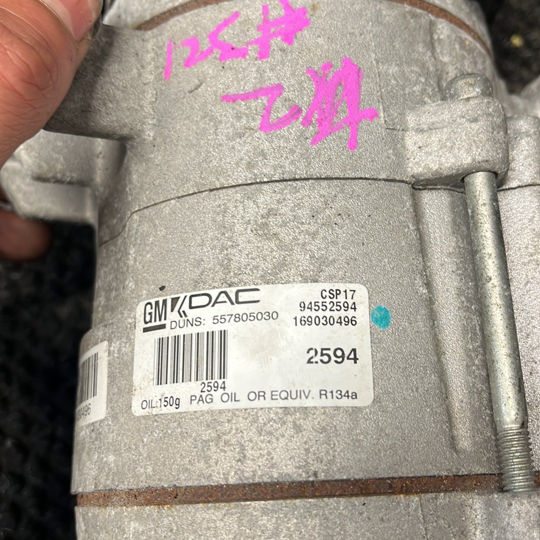A/C Compressor- (TAG7965), 94552594, 2017, Holden, Captiva