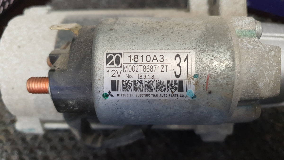 2015-2018 Mitsubishi Triton KK- Starter Motor- (TAG6730)