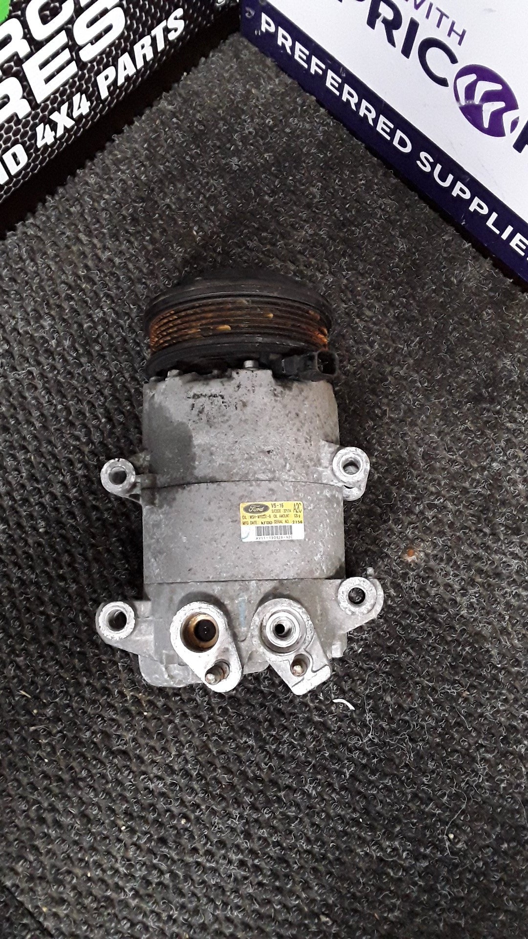 2015 Ford EcoSport TITANIUM 1.5P/6AT/SW- A/C Compressor- (TAG6666) PN: AV11-19D629-A2C