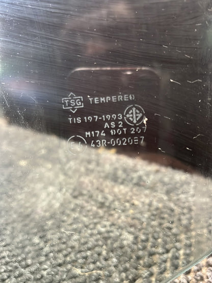 2004 Ford Courier UN- Left Front Door Window- (TAG8921)