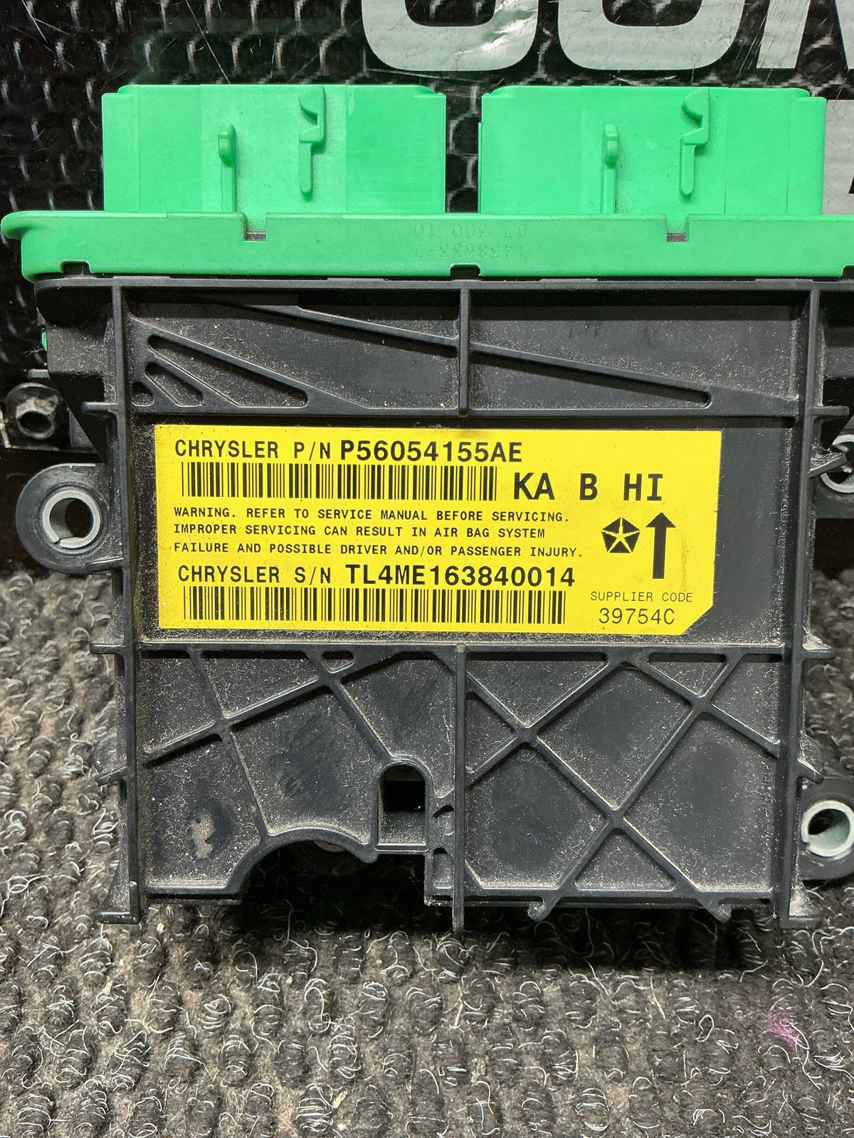 2007-2010 Dodge Nitro KA- Airbag Module- (TAG9832)