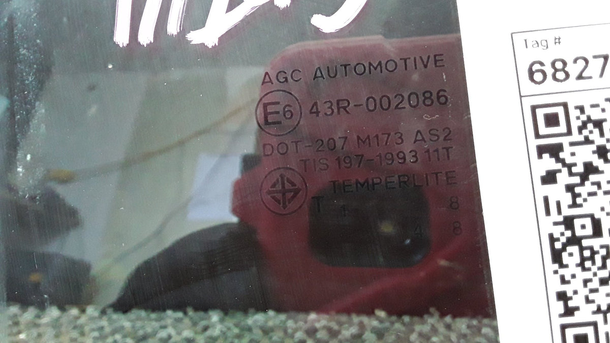 2009-2015 Nissan Navara D22- Right Rear Door Window- (TAG6827)