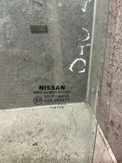 2006 Nissan Navara D40 - Left Rear Door Glass - (TAG18869)