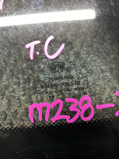 2009 Ford Territory- Left Rear Cargo Glass- (TAG7913) PN: M238-1
