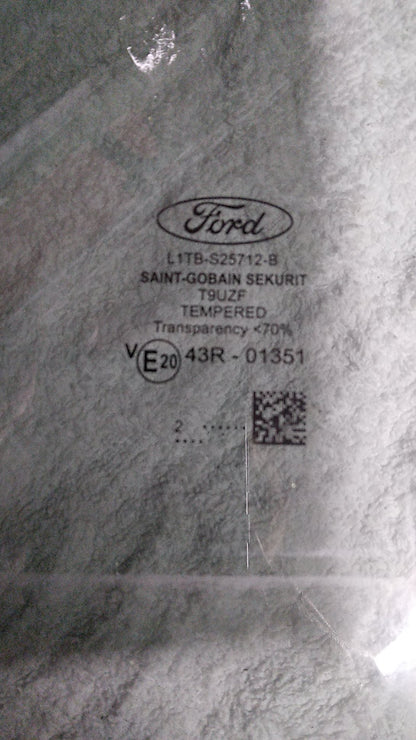 2020-2023 Ford Puma JK- Right Rear Door Window- (TAG98)