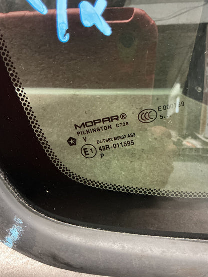 2016 Jeep Renegade B1- Right Rear Quarter Door Glass- (TAG12241) PN: M5532