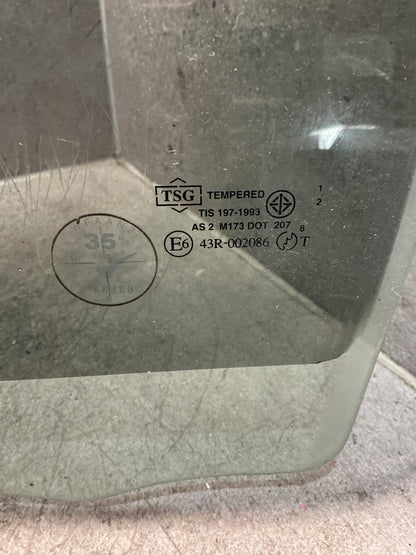 2004 Holden Rodeo RA- Left Front Door Glass- (TAG17557)