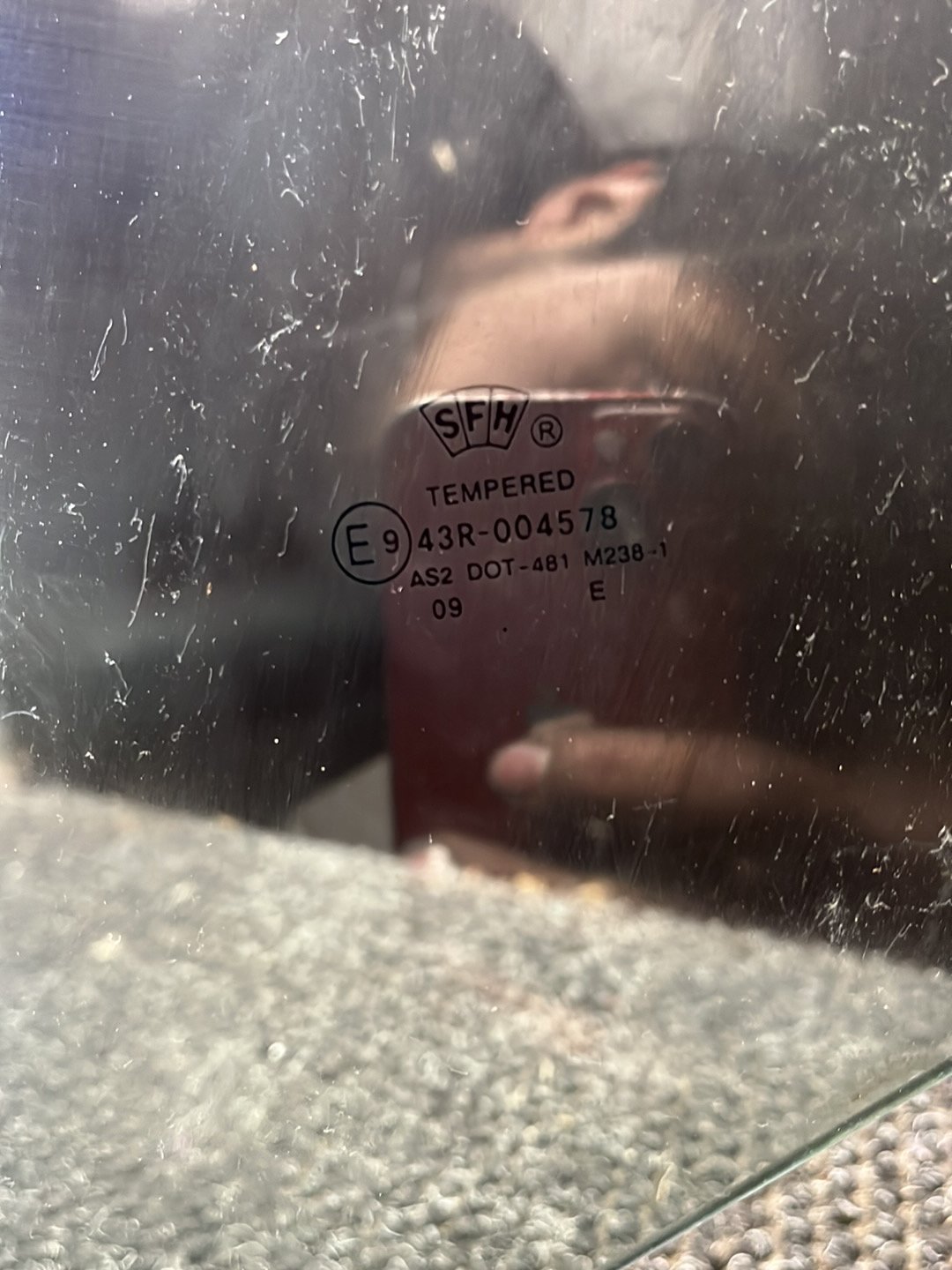 2009 Ford Territory- Left Front Door Window- (TAG8916) PN: M238-1