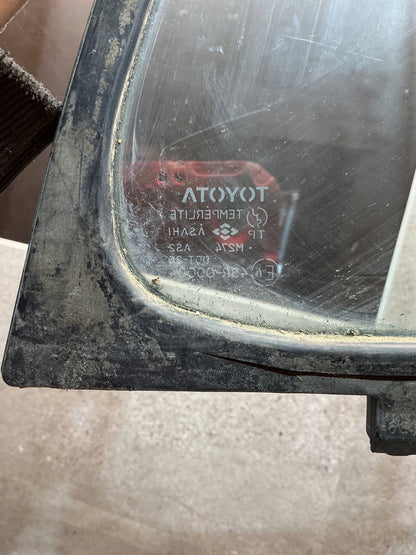 1990 Toyota Hilux Surf YN130 - Right Rear Quarter Door Glass - (TAG18620)