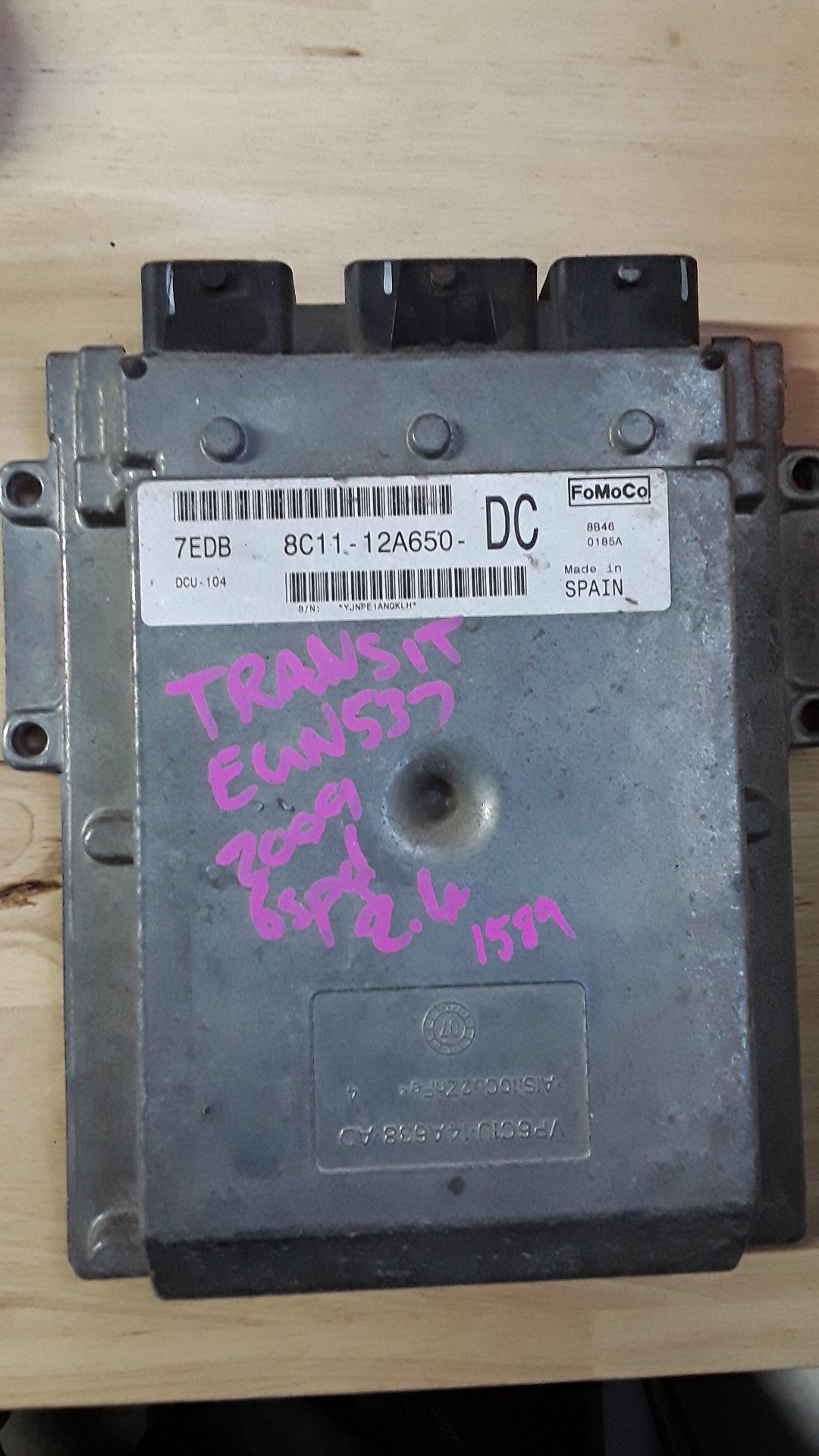 2006-2012 Ford Transit XXXTT- ECU- (TAG1589)