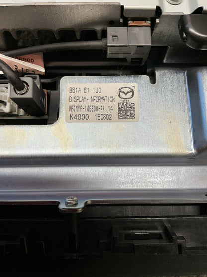 2013 Mazda Axela BM BN 7W123- Multi-Function Display- (TAG10691)