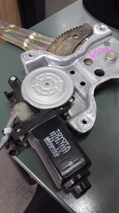 1996-1999 Toyota Hilux KZN185 Surf- Left Rear Window Regulator/Motor- (TAG4092) PN: 85720-35080