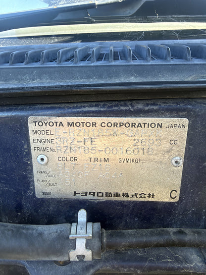 1996 Toyota Hilux Surf RZN185
