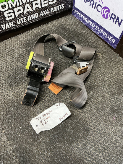1993 Suzuki Vitara 8W018- Right Front Seat Belt- (TAG10745)