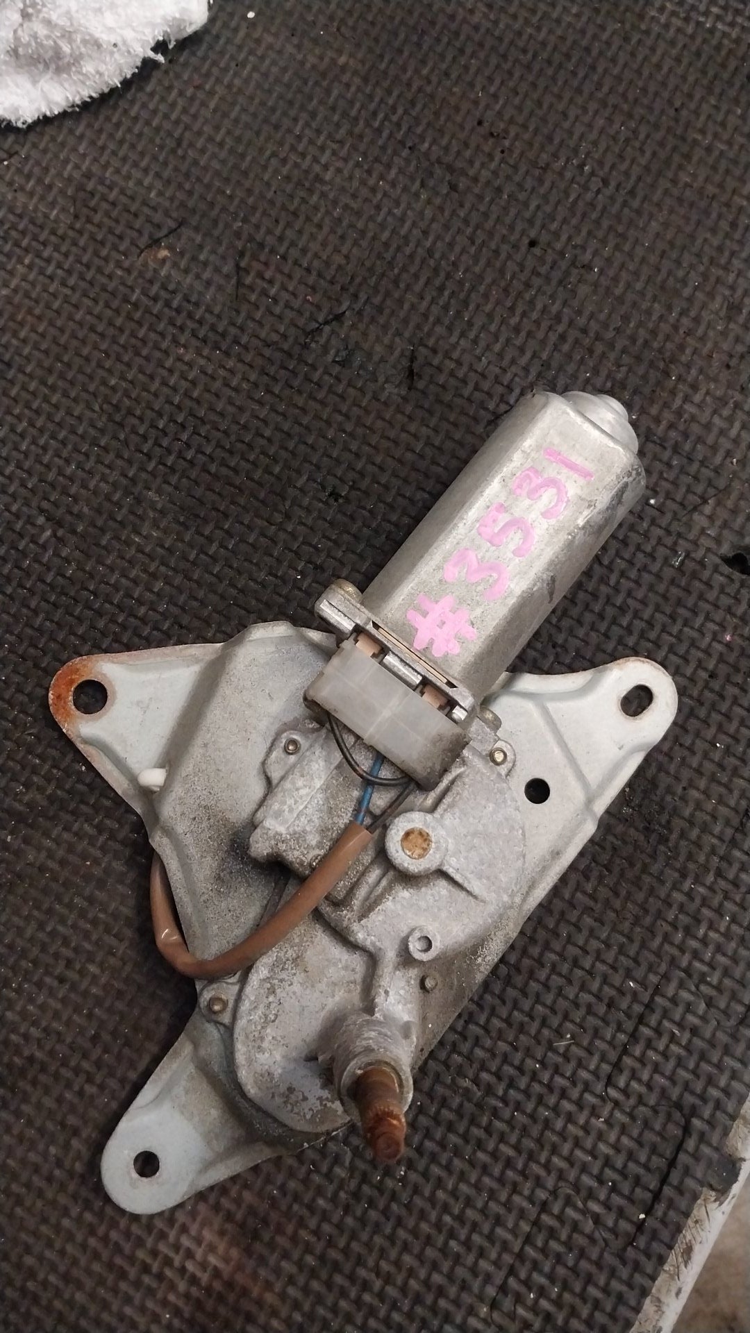 Rear Wiper Motor- (TAG3531), 2 PIN, 2004, Mazda, Bongo Van, SK