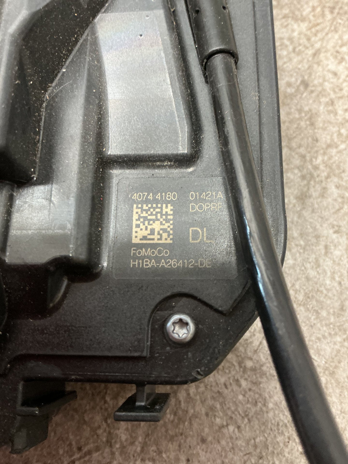 2021 Ford Puma- Right Rear Door Lock Actuator- (TAG14368) PN: H1BA-A26412-DE
