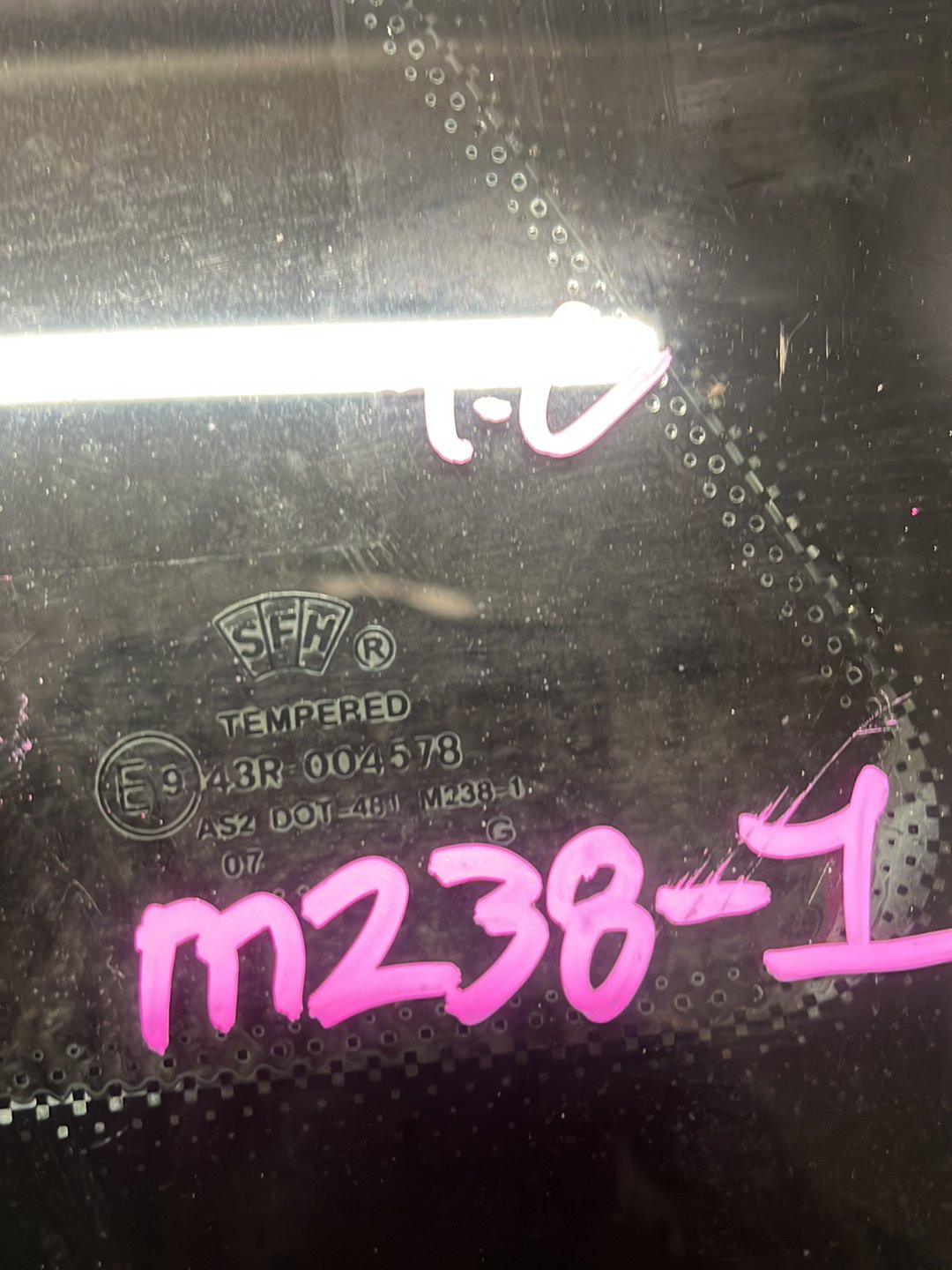 2008 Ford Territory- Left Rear Cargo Glass- (TAG7912)