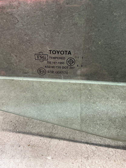 2005 Toyota Hilux VII N20- Right Rear Door Glass- (TAG13699) PN: M173S