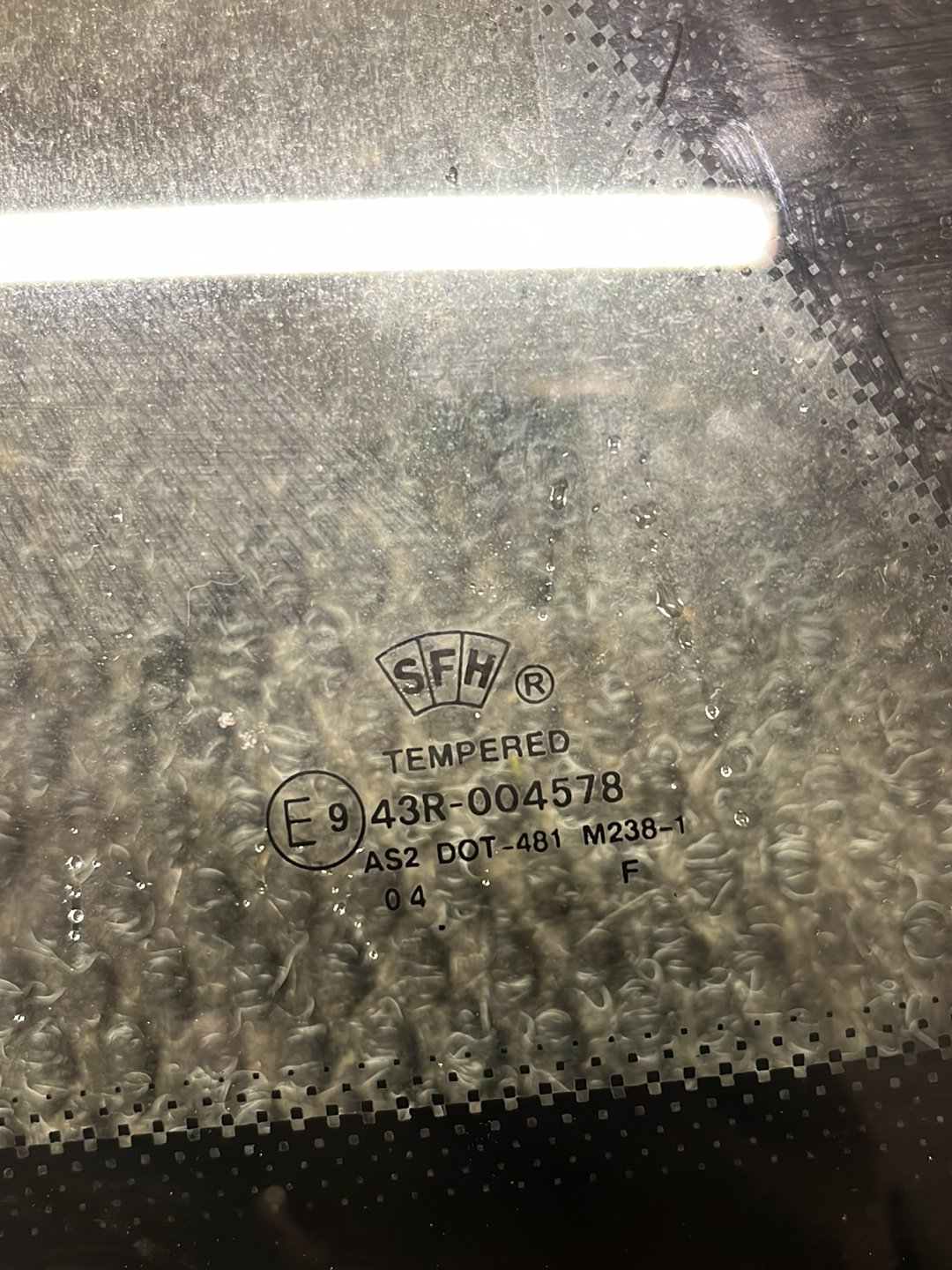 2005 Ford Territory- Left Rear Cargo Glass- (TAG7914)