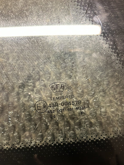 2005 Ford Territory- Left Rear Cargo Glass- (TAG7914)