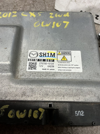 2012 Mazda CX-5- ECU- (TAG14994)