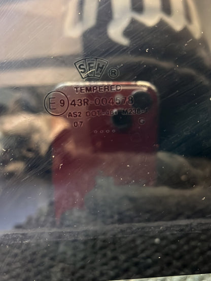 2007 Ford Territory- Left Rear Door Window- (TAG8933)