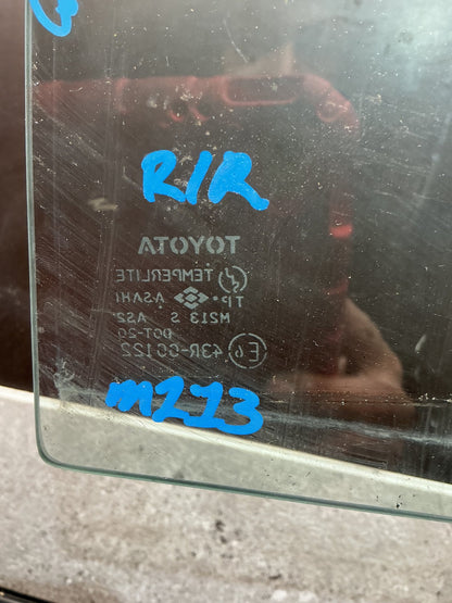 1996 Toyota Land Cruiser Prado KZJ95 - Right Rear Quarter Door Glass - (TAG18670)