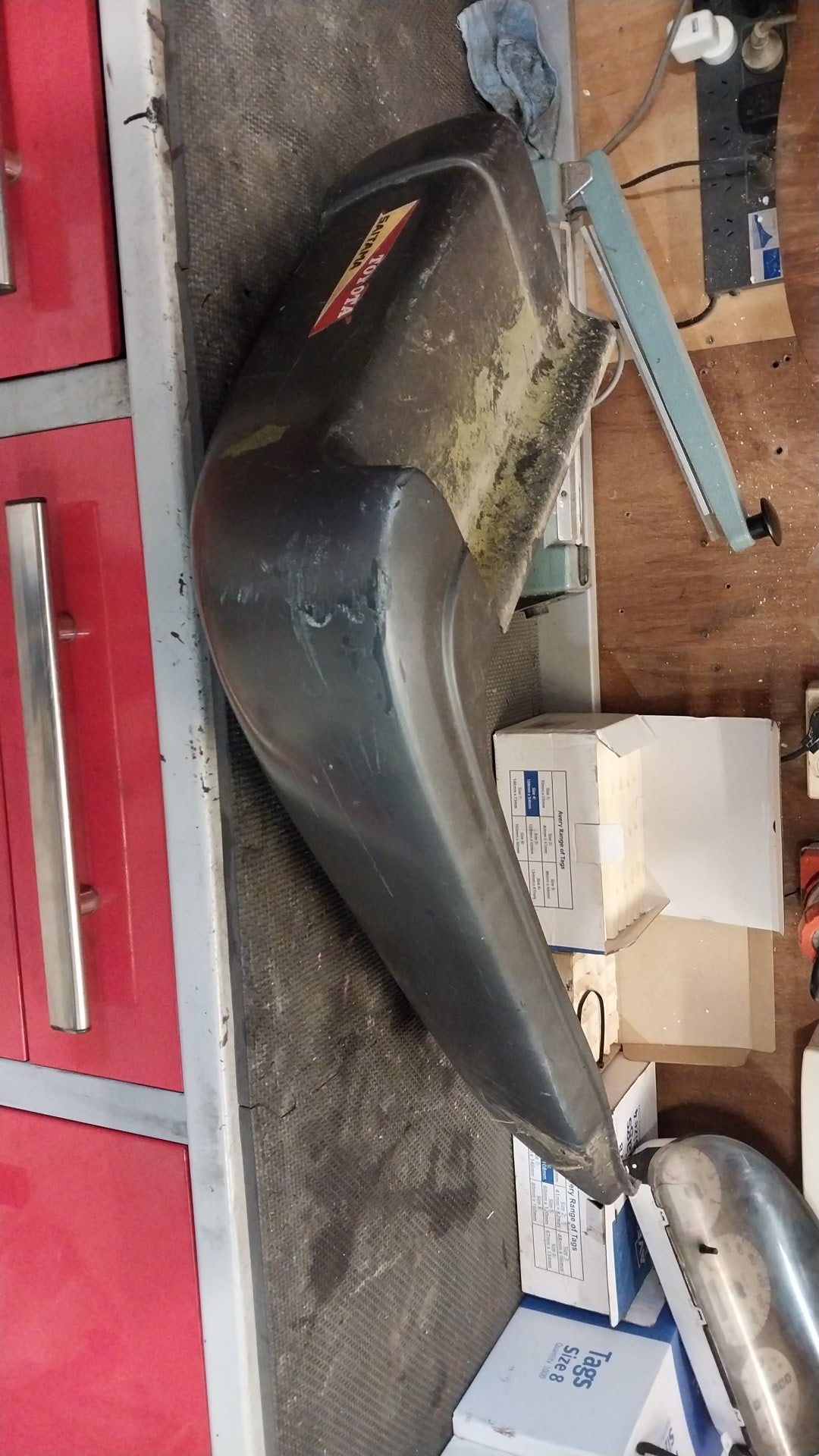 1995 Toyota Land Cruiser Landcruiser HDJ81- Right Rear Bumper End- (TAG2396)