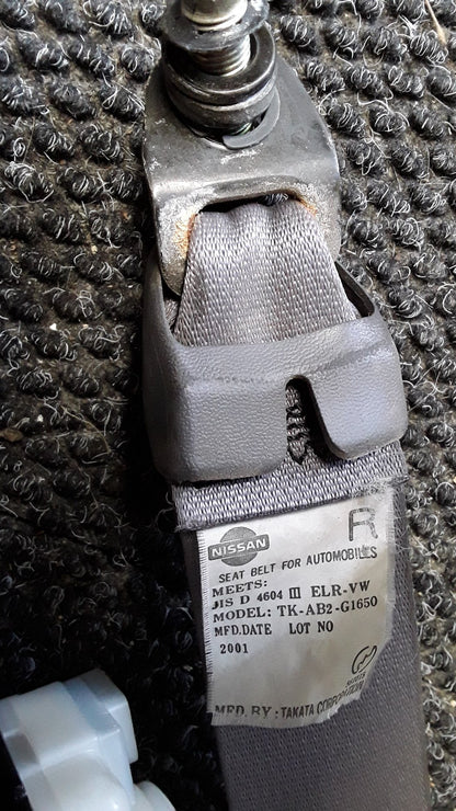 2001 Nissan Caravan E25 VWE25- Right Front Seat Belt- (TAG5467)